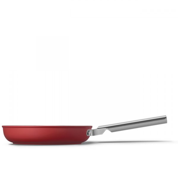 SMEG - BRAADPAN 24cm ROOD