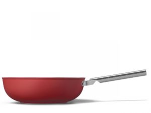 SMEG - WOK 30cm ROOD