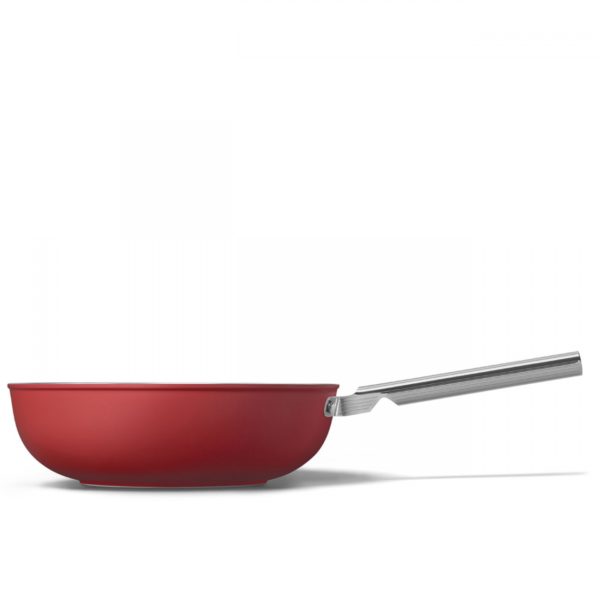 SMEG - WOK 30cm ROOD