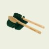 BIG GREEN EGG - SPATELMAT MET HOUTEN LEPEL EN PANNENLIKKER