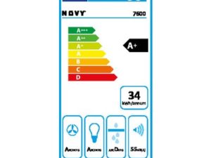 NOVY - dampkap wand flat'line 7600