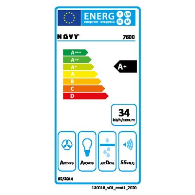 NOVY - dampkap wand flat'line 7600