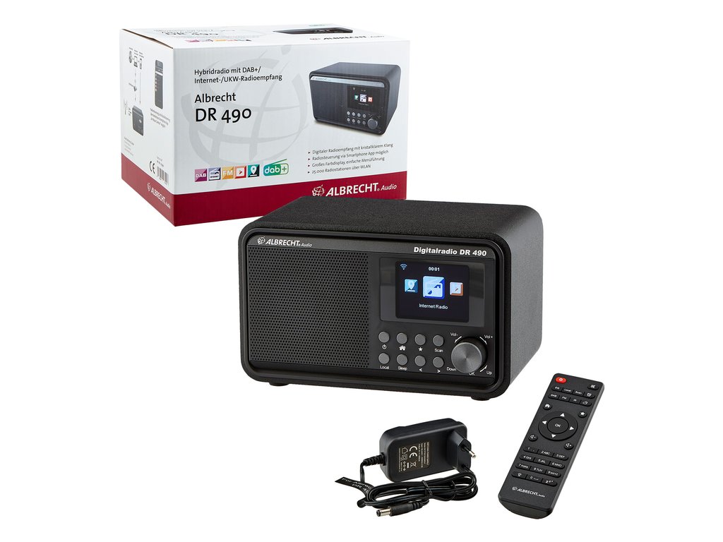 Albrecht radio dab+ dr 490 black