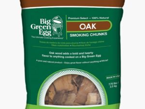 BIG GREEN EGG - OAK WOOD CHUNKS GROTERE BROKKEN