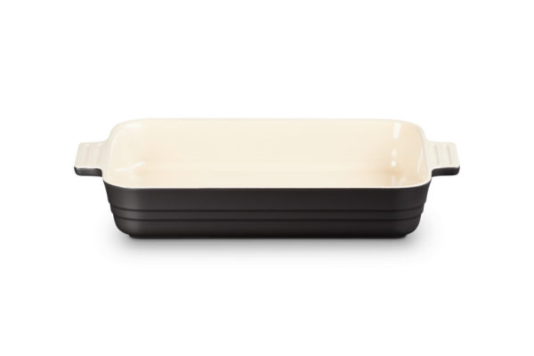 LE CREUSET - Ovenschaal Rechthoekig Classic in Aardewerk MAT ZWART