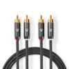 NEDIS - Stereo-Audiokabel 2x RCA Male | 2x RCA Male