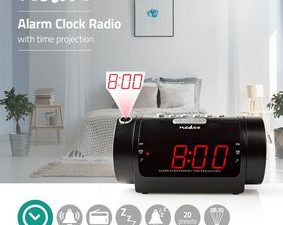 NEDIS - Digitale Wekkerradio LED-Scherm | Tijdprojectie | AM / FM | Snoozefunctie | Slaaptimer | Zwart NEDIS - Digitale Wekkerradio LED-Scherm | Tijdprojectie | AM / FM | Snoozefunctie | Slaaptimer | Zwart