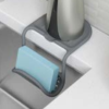 Umbra Sling flexibel gootsteenrekje SINK CADDY DOUBLE CHARCOAL
