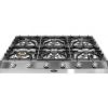 BORETTI - PGK96IXBE Tussenbouwgaskookplaat 6 pits 90cm inox