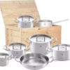 FISSLER-ORIGINAL-PROFI COLLECTION SET 7PCSIN HOUTEN KIST