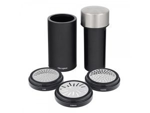 MICROPLANE - Universeel molen 3 bladen zwart/rvs