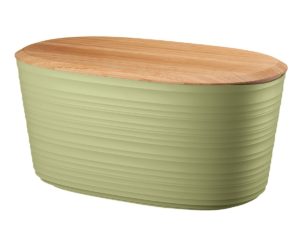 GUZZINI - Brooddoos Light Green 10L - bambo broodplank boven