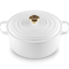 * LE CREUSET - Braad/ stoofpan rond wit- 28 cm- 6.7L