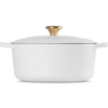 * LE CREUSET - Braad/ stoofpan rond wit- 28 cm- 6.7L