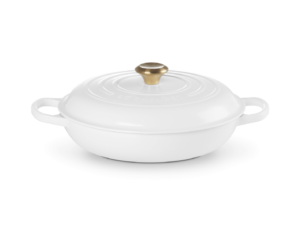 * LE CREUSET - CAMPAGNARD wit rond- 30 cm - 3.5L