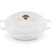 * LE CREUSET - CAMPAGNARD wit rond- 30 cm - 3.5L