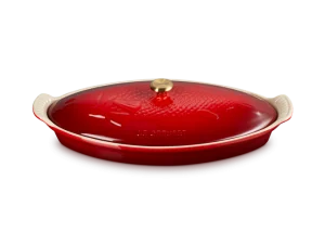 LE CREUSET - ovenschaal vis Kersenrood