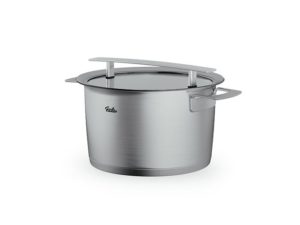 FISSLER - PHI COLLECTION HOGE KOOKPOT D24CMGLAZEN DEKSEL