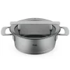 FISSLER - PHI COLLECTION KOOKPOT D20CM 2,4LGLAZEN DEKSEL