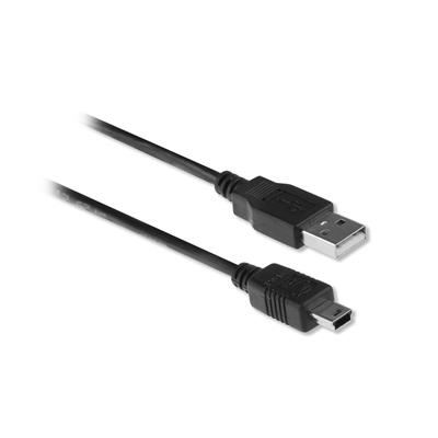 ACT - USB 2.0 aansluitkabel A male - B mini male 1,8 meter