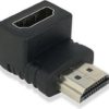 Ewent - EW9855 HDMI-adapter - HDMI (M) naar HDMI (V) - met hoek