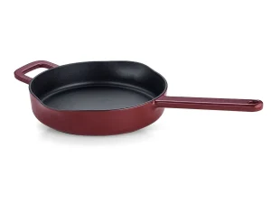 FISSLER MOMENTS BRAADPAN BURGUNDY RED 26cm