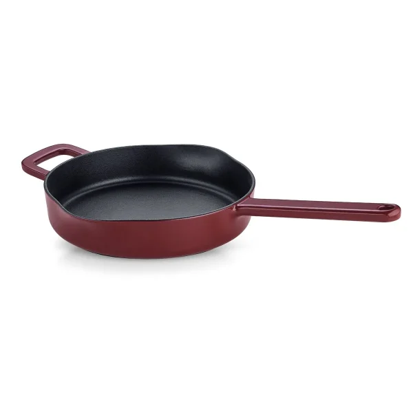 FISSLER MOMENTS BRAADPAN BURGUNDY RED 26cm