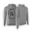 BIG GREEN EGG HOODIE SINCE ’74 HOUTSKOOLGRIJS