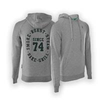 BIG GREEN EGG HOODIE SINCE ’74 HOUTSKOOLGRIJS