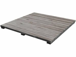 BIG GREEN EGG - Distressed Acasia Wood Insert Modular Workspace
