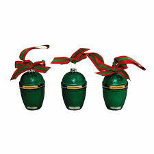 BIG GREEN EGG - SET VAN 3 BIG GREEN EGG MINI KERSTBALLEN