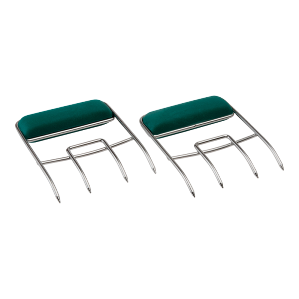 BIG GREEN EGG - Stainless Steel Meat Claws + Soft Hand Handles