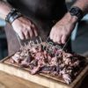 BIG GREEN EGG - Stainless Steel Meat Claws + Soft Hand Handles