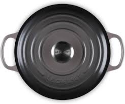 LE CREUSET - Stoofpan Rond in Geëmailleerd Gietijzer 24cm flint
