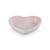 LE CREUSET - Diep Bord Hart in Aardewerk - pink