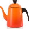 Le Creuset - Barista waterketel in Oranjerood 0,7l