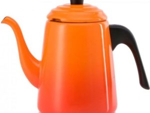Le Creuset - Barista waterketel in Oranjerood 0,7l