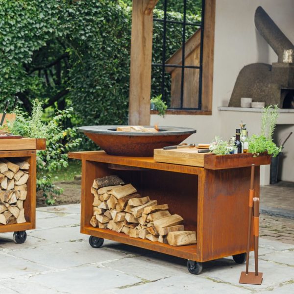 OFYR Island Corten 100 PRO Teak Wood