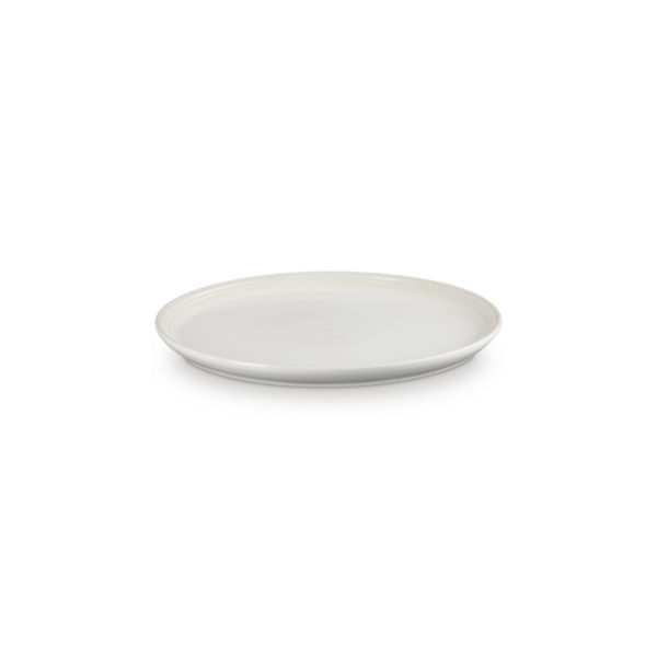 LE CREUSET- Aardewerk Ontbijtbord Coupe 22cm Meringue
