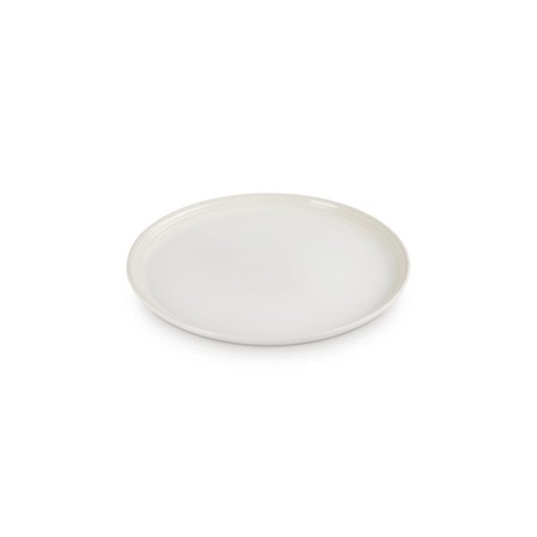 LE CREUSET- Aardewerk Ontbijtbord Coupe 22cm Meringue