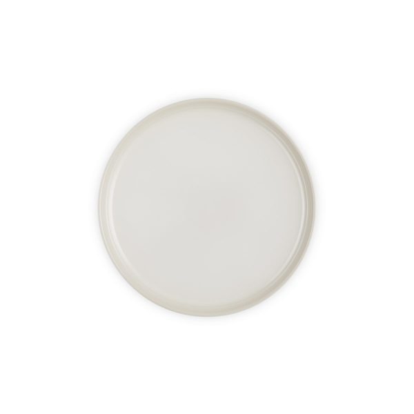 LE CREUSET- Aardewerk Ontbijtbord Coupe 22cm Meringue
