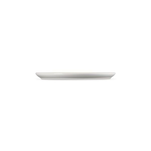 LE CREUSET- Aardewerk Ontbijtbord Coupe 22cm Meringue