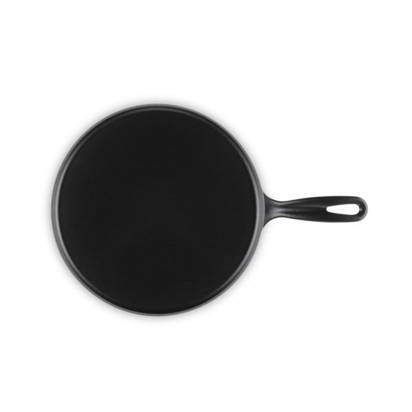 LE CREUSET- Gietijzeren pannenkoekpan in Mat Zwart 27cm