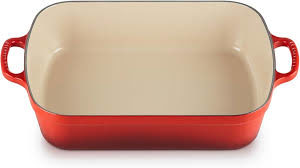 LE CREUSET - Braadslede in Geëmailleerd Gietijzer KERSENROOD 33 cm / 4.9L