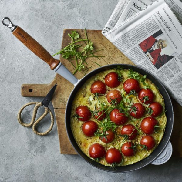 Le Creuset - Gietijzeren koekenpan in Mist Grey 28cm 2,6l