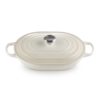 Le creuset - Oblong braad stoofpan bamboo Merinque