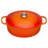 Le Creuset * Gietijzeren ovale braadpan in Oranjerood 40cm 13,9l
