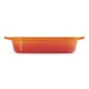 Le Creuset * Gietijzeren rechthoekige braadslede in Oranjerood 37cm 6,6l