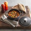 LE CREUSET * Gietijzeren ronde braadpan in Mat Zwart 20cm 2,4l