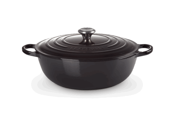 Le Creuset * Marmite Braadpan Signature 'Mat Zwart' Ø24cm - 3.1L